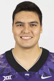 TCU Football Alex Hilty photographed in Fort Worth, Texas on February 13, 2020. (Photo/Sharon Ellman)