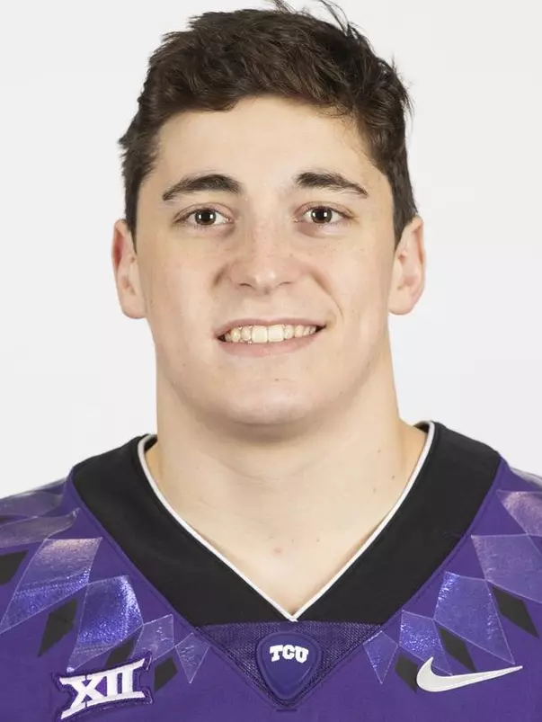 TCU Football Christian MacDonald photographed in Fort Worth, Texas on February 13, 2020. (Photo/Sharon Ellman)
