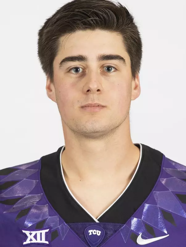 TCU Football Michael Theriault photographed in Fort Worth, Texas on February 13, 2020. (Photo/Sharon Ellman)