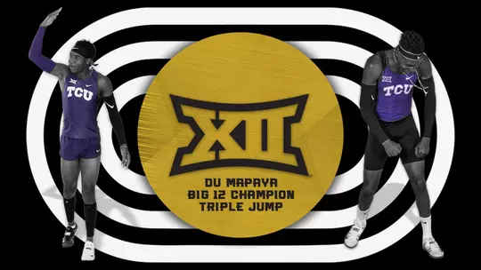 Du Mapaya 2021 Big 12 Indoor Triple Jump Champion