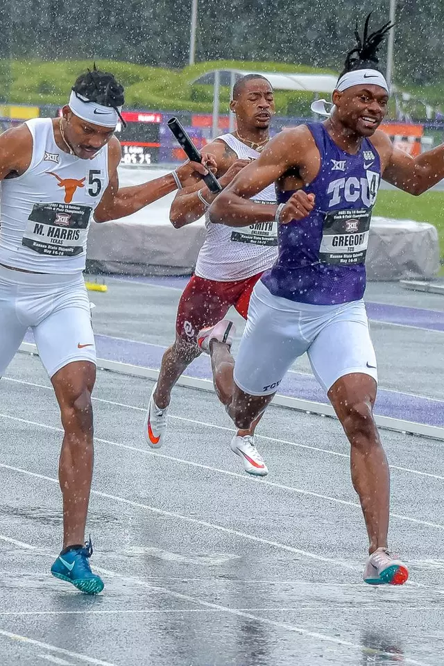 Big 12 Outdoor Champion 4x100 Relay
