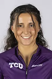 TCU triathlon Erica Francesconi photographed in Fort Worth, Texas on August 16, 2022. (Photo/Sharon Ellman)