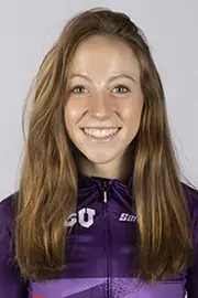 TCU triathlon Elena Viejo photographed in Fort Worth, Texas on August 16, 2022. (Photo/Sharon Ellman)