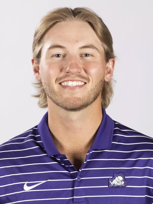 TCU Men’s Golf Gustav Frimodt photographed in Fort Worth, Texas on August 30, 2022. (Photo/Sharon Ellman)
