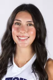TCU volleyball #24 Alyssa Gonzales photographed in Fort Worth, Texas, on July 21, 2023. (Photo/Sharon Ellman)