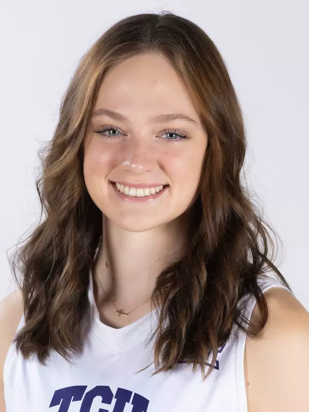 TCU volleyball #22 Ashlyn Bourland photographed in Fort Worth, Texas, on July 21, 2023. (Photo/Sharon Ellman)
