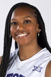 TCU volleyball #10 Brianna Green photographed in Fort Worth, Texas, on July 21, 2023. (Photo/Sharon Ellman)