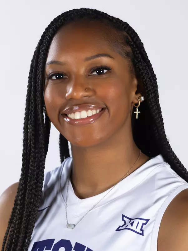 TCU volleyball #10 Brianna Green photographed in Fort Worth, Texas, on July 21, 2023. (Photo/Sharon Ellman)