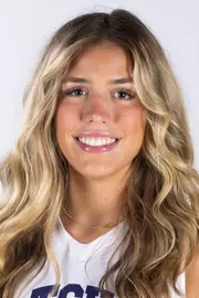 TCU volleyball #25 Lydia Seymour photographed in Fort Worth, Texas, on July 21, 2023. (Photo/Sharon Ellman)