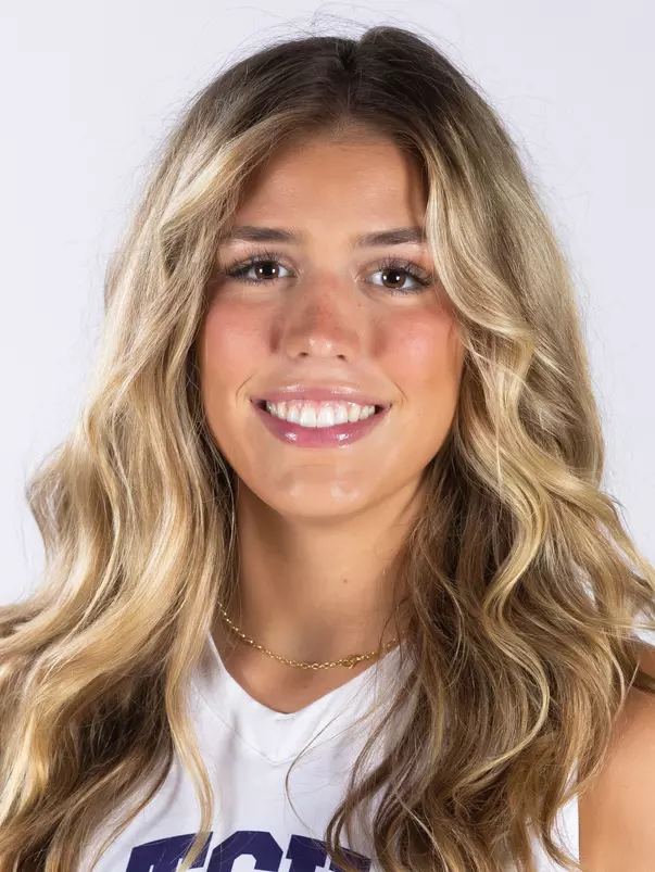 TCU volleyball #25 Lydia Seymour photographed in Fort Worth, Texas, on July 21, 2023. (Photo/Sharon Ellman)