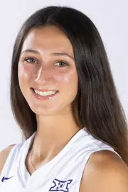TCU volleyball #17 Megan Walsh photographed in Fort Worth, Texas, on July 21, 2023. (Photo/Sharon Ellman)