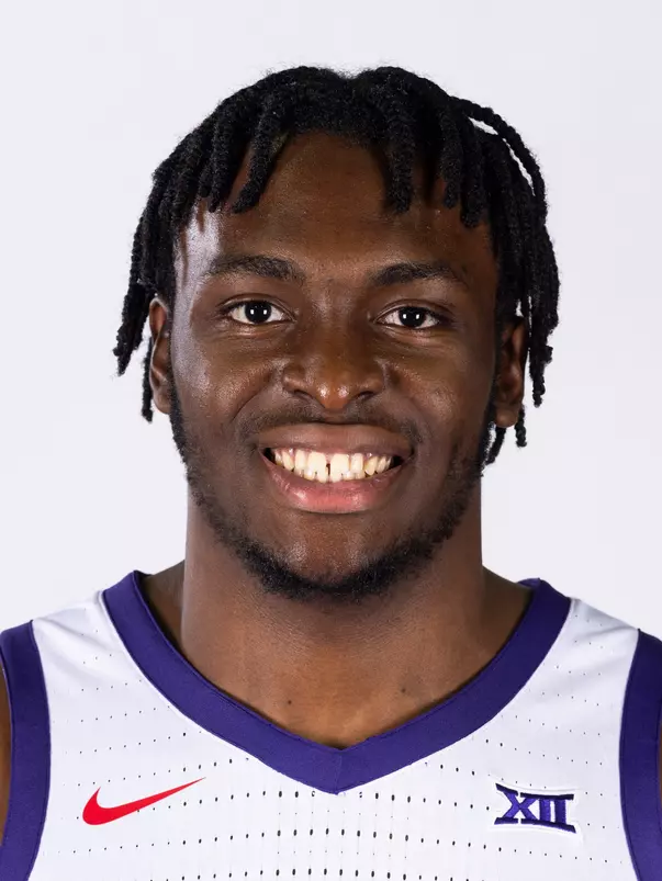 TCU Men’s Basketball #8 Ernest Udeh Jr. photographed in Fort Worth, Texas on September 20, 2023. (Photo/Sharon Ellman)