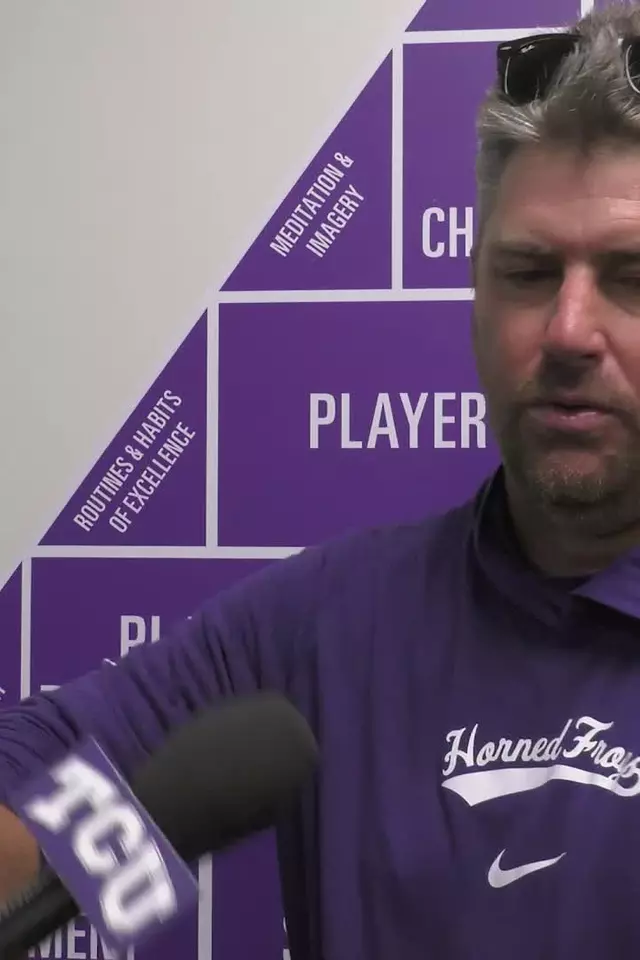 TCU vs. Kansas Sunday Presser