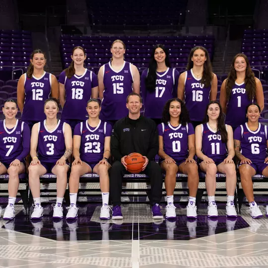 TCU Women's Basketball team photo