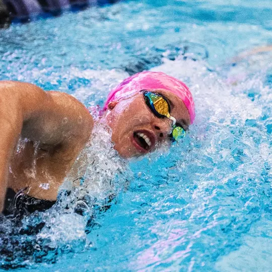 Swimmer at TCU swimming