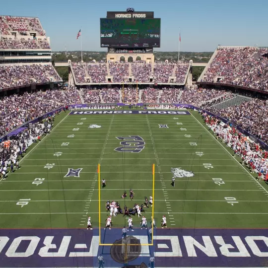 Amon G Carter Stadium Football Game Day