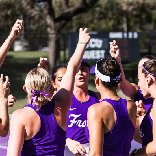 WTEN team throwing up Frog sin