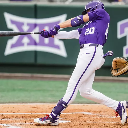 Jack Arthur hits a home run in the first inning against Arizona on Saturday, April 11, 2026.