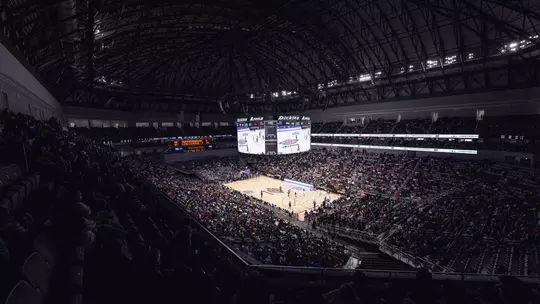 Dickies Arena during a TCU women's basketball game vs. South Carolina