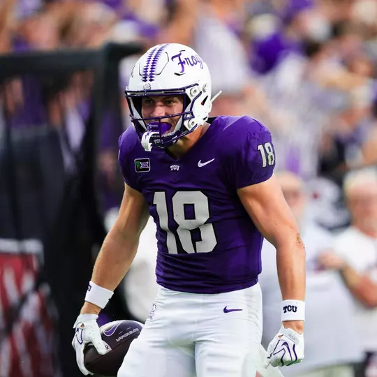 Ed Small celebrates vs. Arkansas State