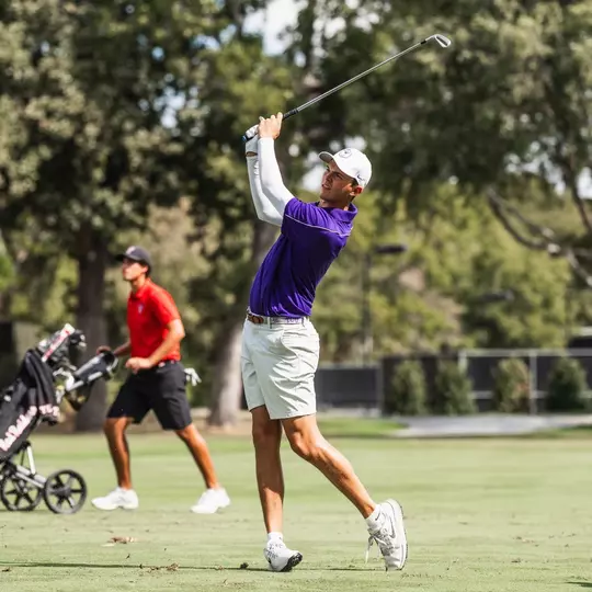 Nathan Miller swings at Colonial