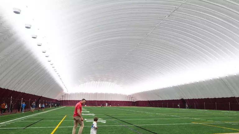 Grizzly Indoor Practice Facility officially opens