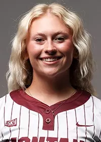 Women’s softball team poses in the Adams Center on September, 29, 2025, in Missoula, Montana.