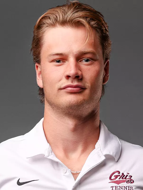 Men’s tennis team poses in the Adams Center on September, 9, 2025, in Missoula, Montana.