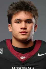 A recruit poses in the Adams Center on November 8, 2025, in Missoula, Montana.