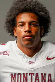 A recruit poses in the Adams Center on October, 12, 2025, in Missoula, Montana.