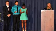 Jaslyn Gutierrez Presented With Highlanders Spirit Award
