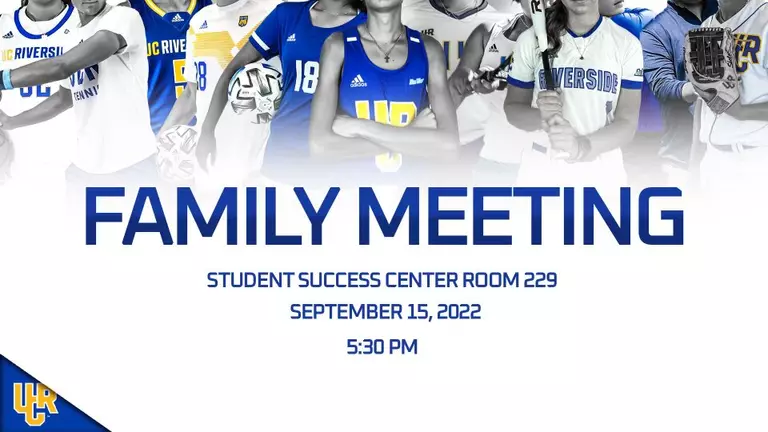 A Special Invitation to all UCR Former Student-Athletes