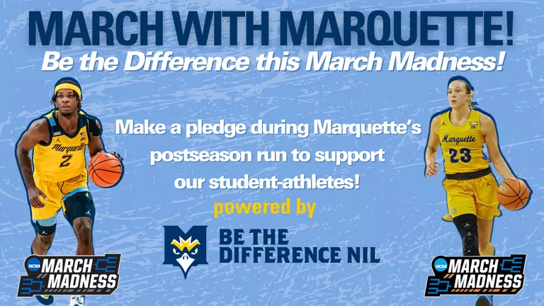 March With Marquette In Support Of Be The Difference NIL