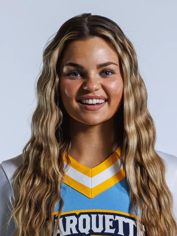 Marquette Cheer Team has Media day at the Al McGuire Center in Milwaukee, WI on October 14th, 2025.