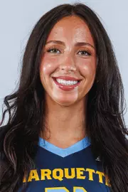 Marquette Volleyball players and staff headshots from media day in the Al McGuire Center in Milwaukee, WI on July 25th, 2025.