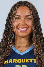 Marquette Volleyball players and staff headshots from media day in the Al McGuire Center in Milwaukee, WI on July 25th, 2025.