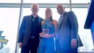 Bodner Earns MU's President's Award at Marquette Athletics Annual Blue & Golden Globes