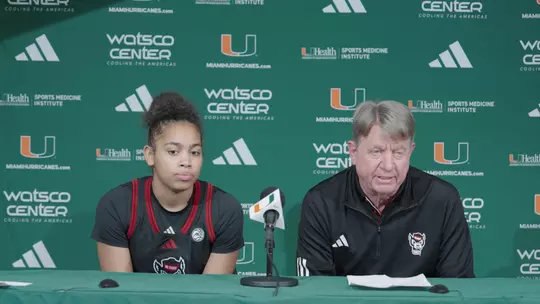Coach Moore and Zam Jones Postgame Presser (Miami)