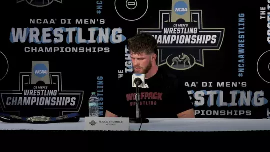 Isaac Trumble National Championship Press Conference