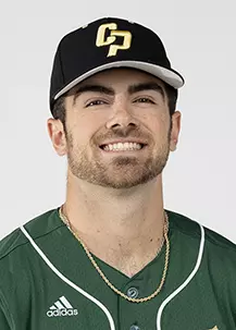 Cal Poly Athletics Picture Day Austin Caviness Baseball. 1/8/23 Photo by Owen Main