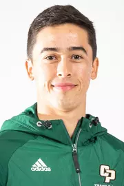 Cal Poly Athletics Picture Day Christian Valles Track and Field. 1/8/23 Photo by Owen Main