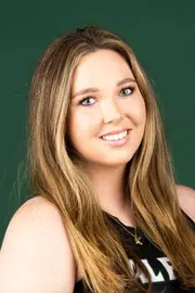 Kirra Kellerman ( 18 ) Volleyball Cal Poly Athletics Media Day Photo by Owen Main 7/31/24