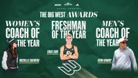 2025 Big West Cross Country Awards Graphic