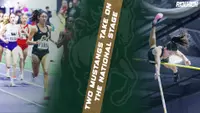 Lexi Evans-Tatiana Cornejo Split Website Graphic, NCAA Indoors