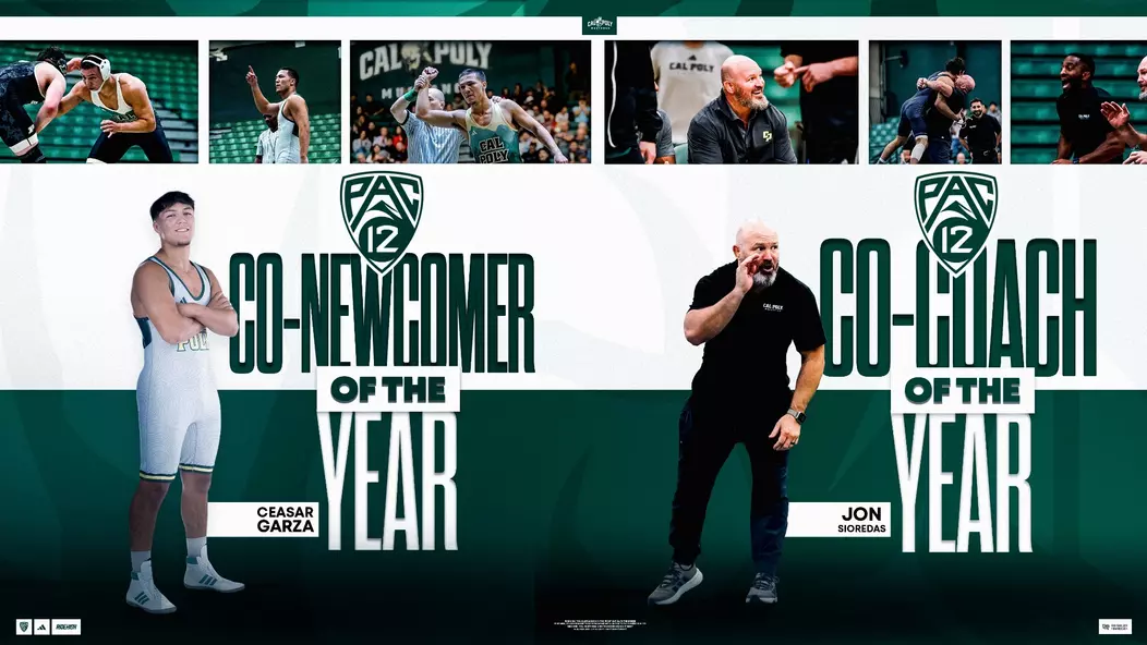 2026 Pac-12 Wrestling Awards Graphic