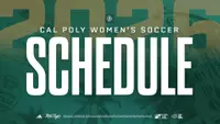 2026 Women's Soccer Schedule Release Graphic