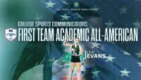 Lexi Evans Academic All-American Web Graphic