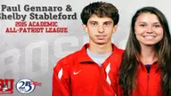Gennaro, Stableford Named to Academic All-PL Team