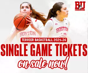 BU Women's Basketball Single Game Tickets 2025-26 970x90