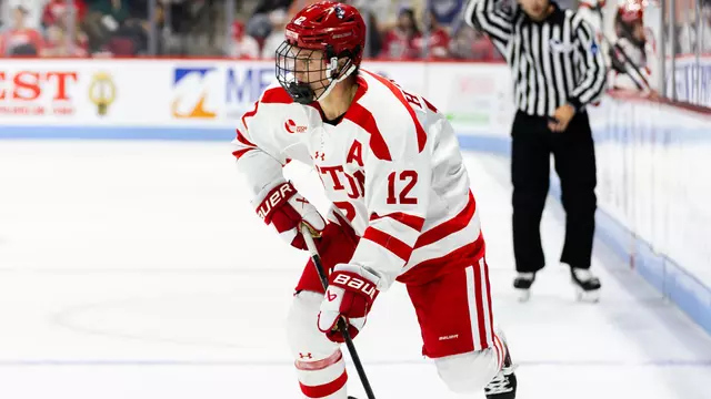 Jack Harvey playing hockey